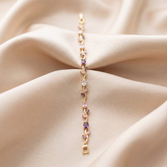 Crystal Tulip Bracelet (Multicolor)