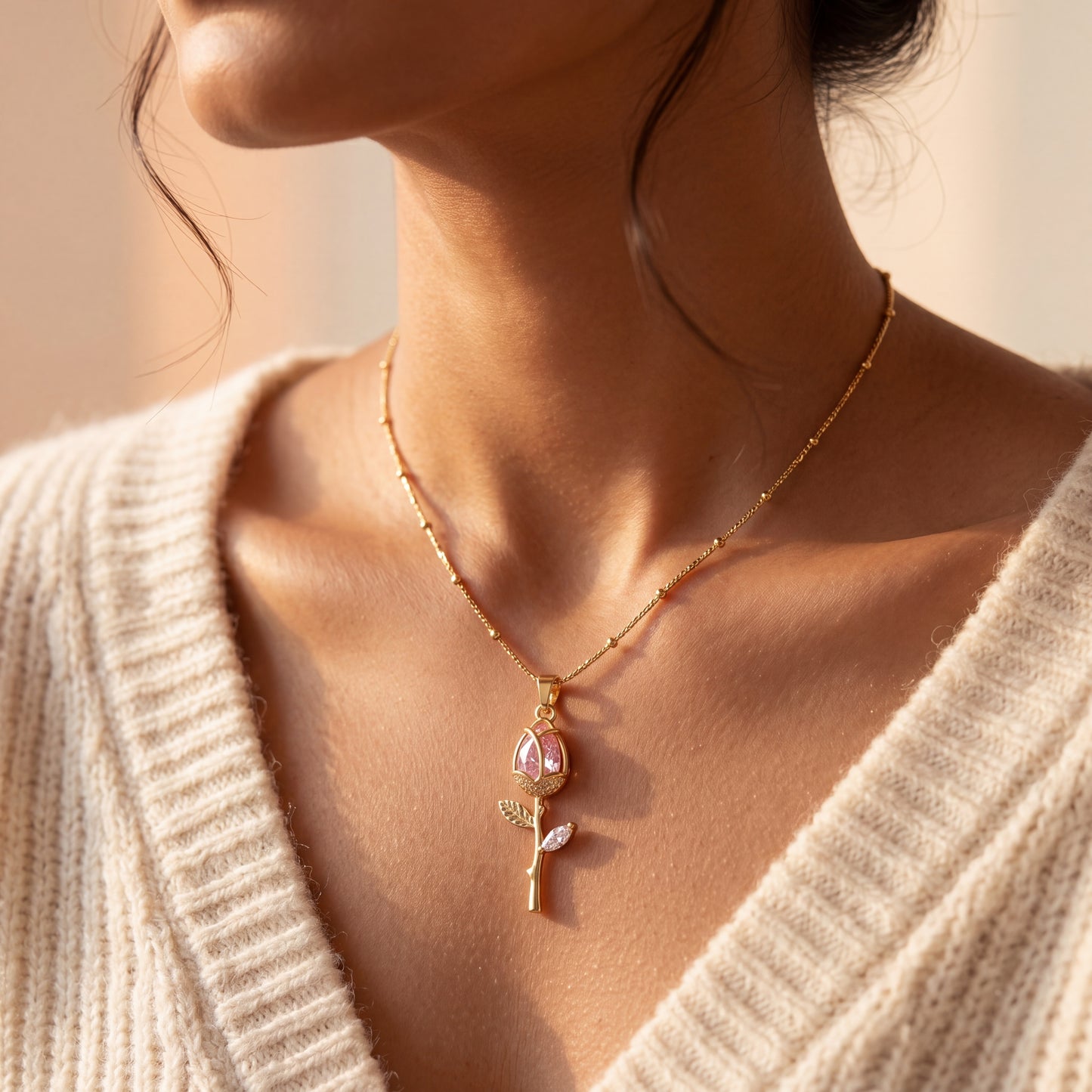 Tulip Pendant Necklace